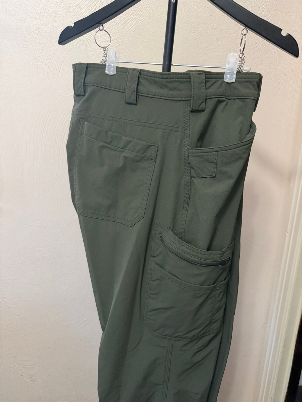 Duluth Trading Co Olive Green Cargo Work Pants